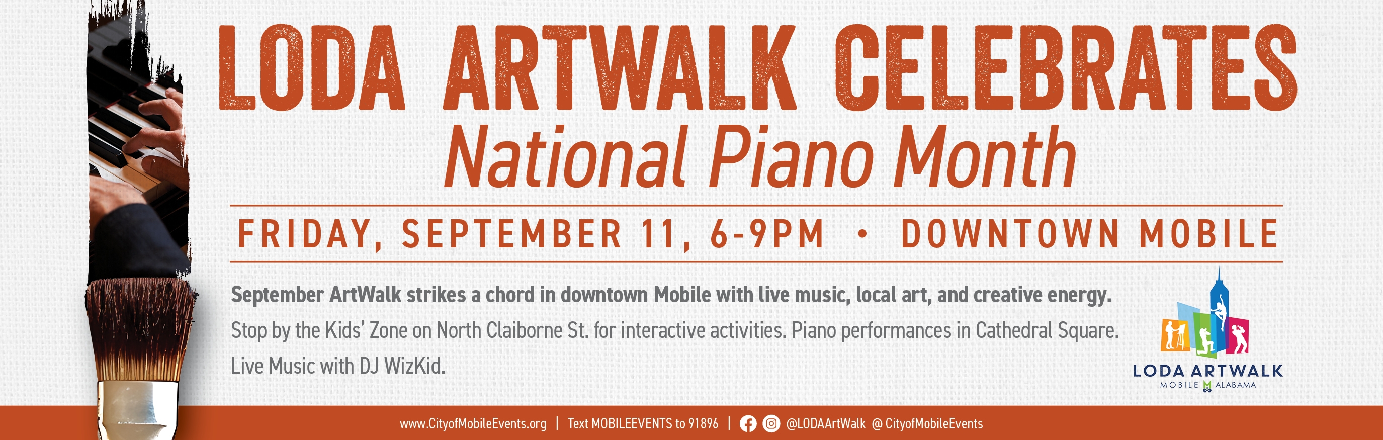 LODA ArtWalk Celebrates National Piano Month