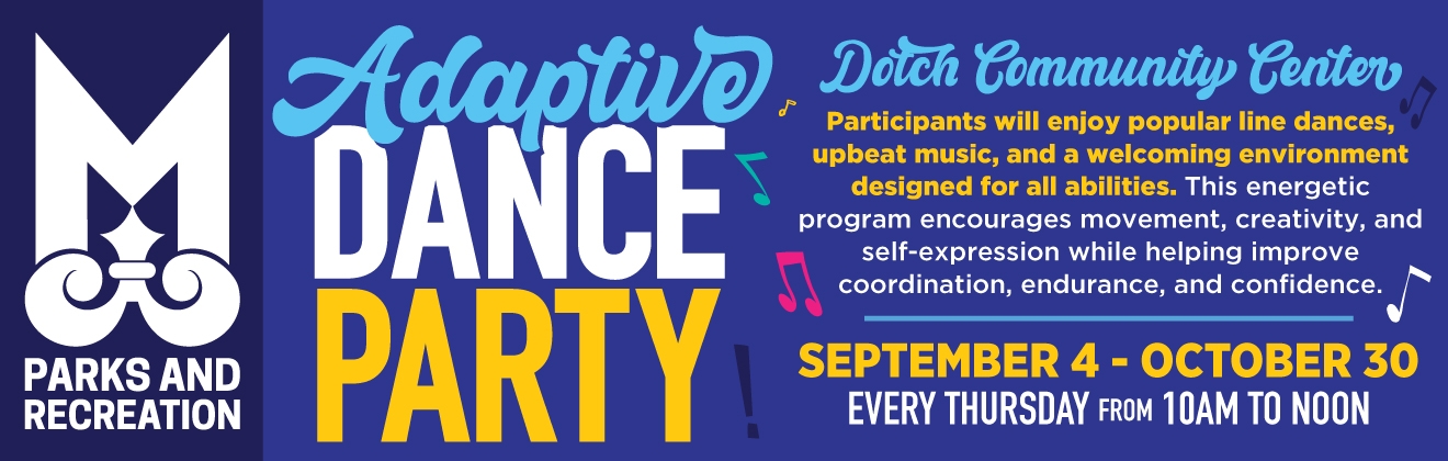 MPRD Adaptive Dance Party Website Header Graphic