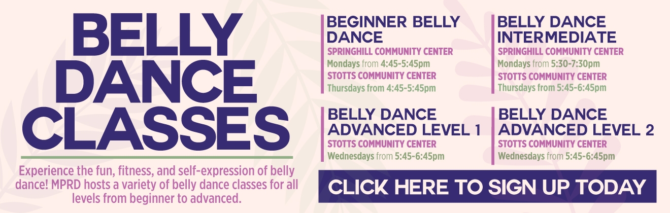 MPRD Belly Dance Classes Website Header Graphic