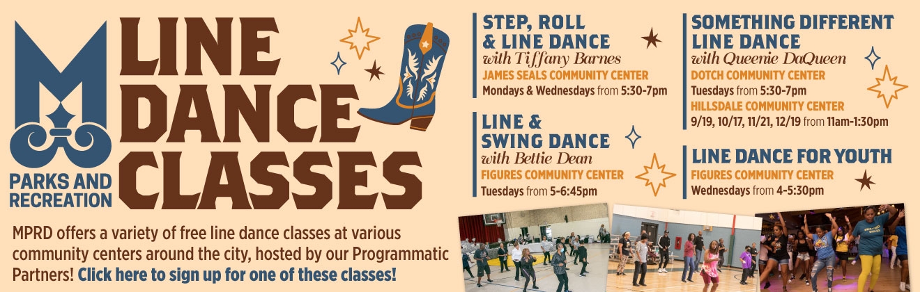 MPRD Line Dance Classes Website Header Graphic