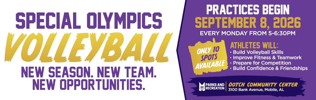 MPRD Special Olympics Volleyball Website Header Graphic