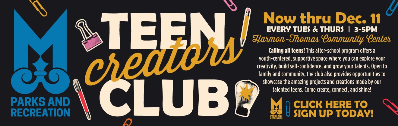 MPRD Teen Creators Club Fall Website Header Graphic1
