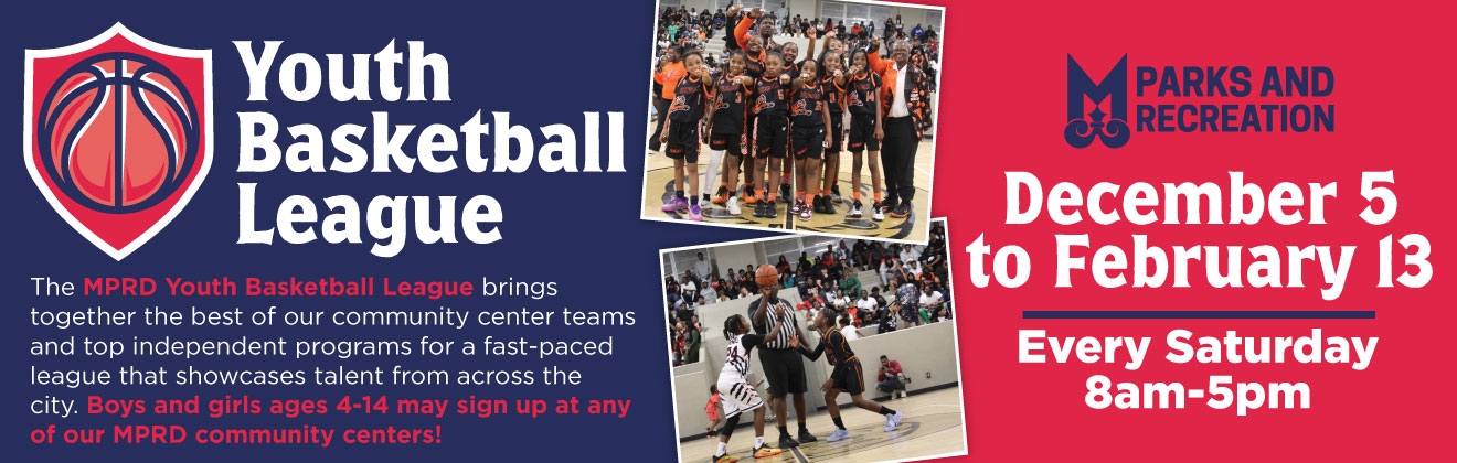 MPRD Youth Boys Girls Basketball League Website Cover Graphic