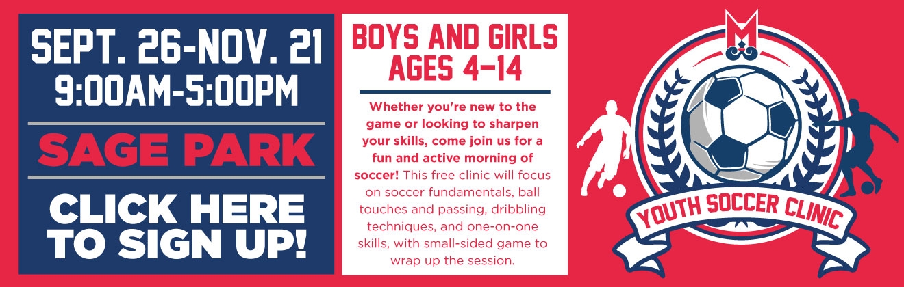 MPRD Youth Soccer Program Website Header Graphic