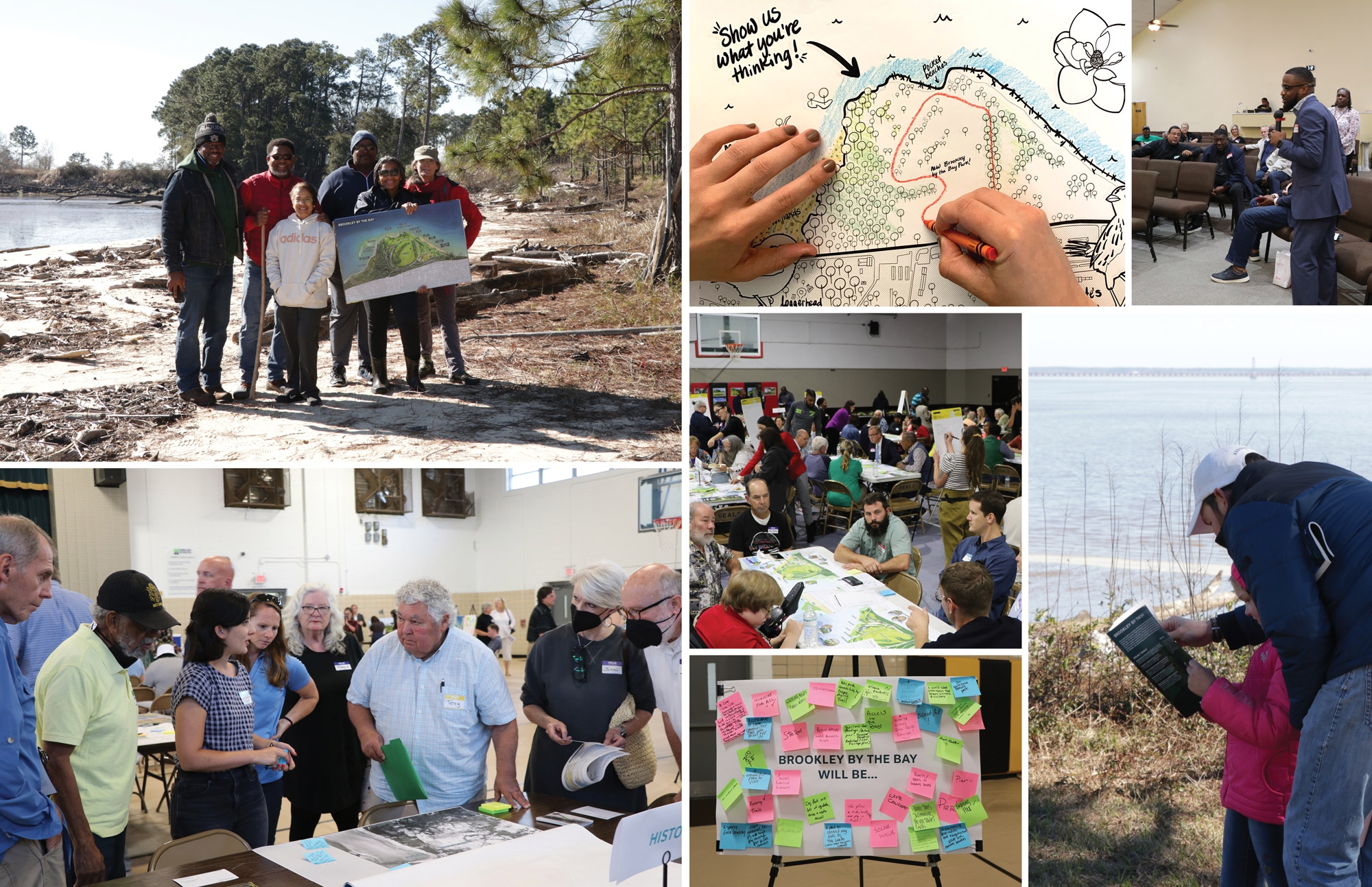 image collage of Brookley community pics