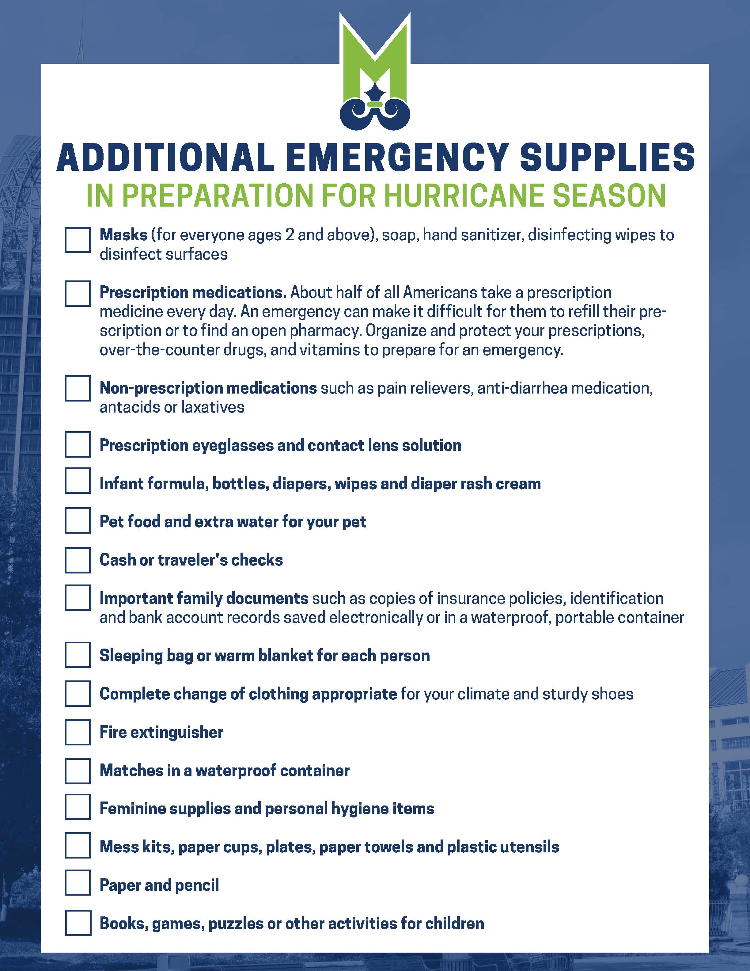 Emergency Supplies graphic
