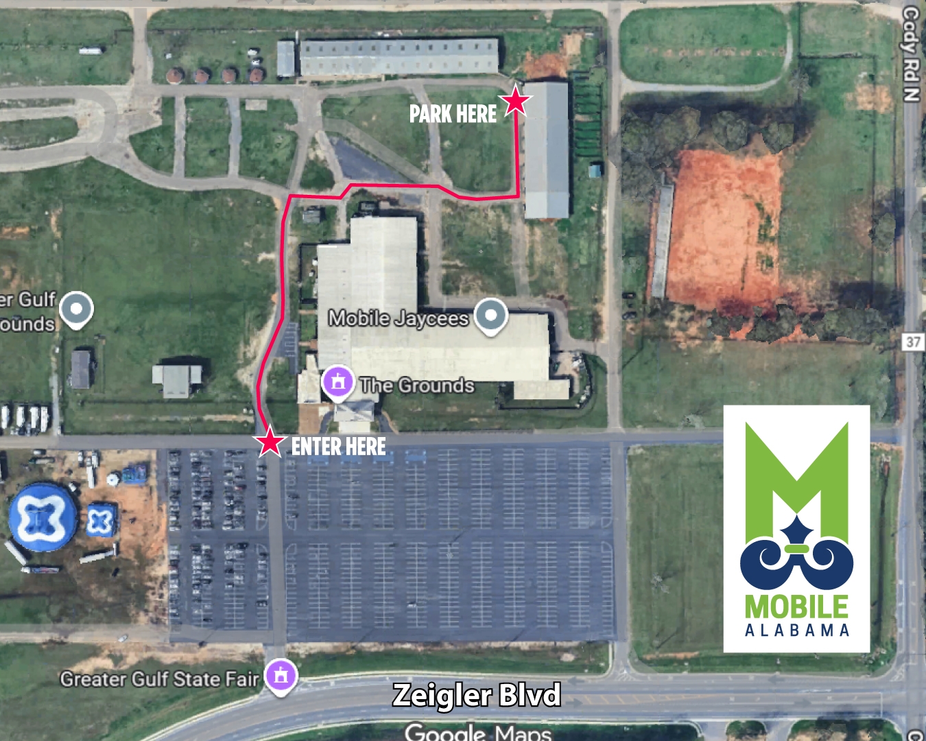 Map of the Grounds